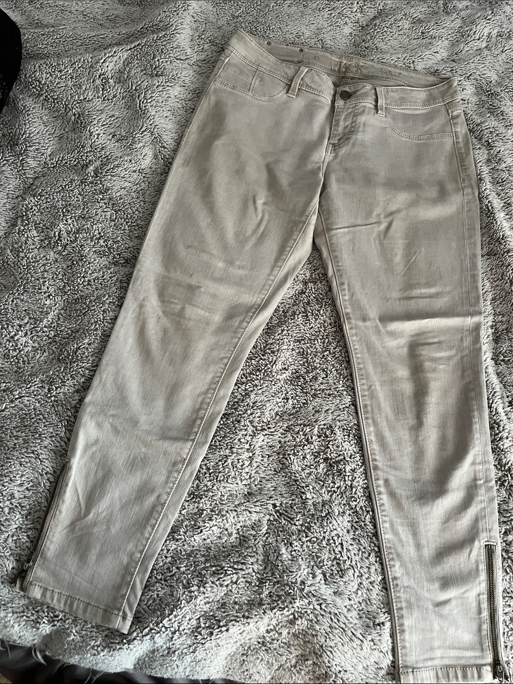 BKE Women's Skinny Jeans in Light Taupe
